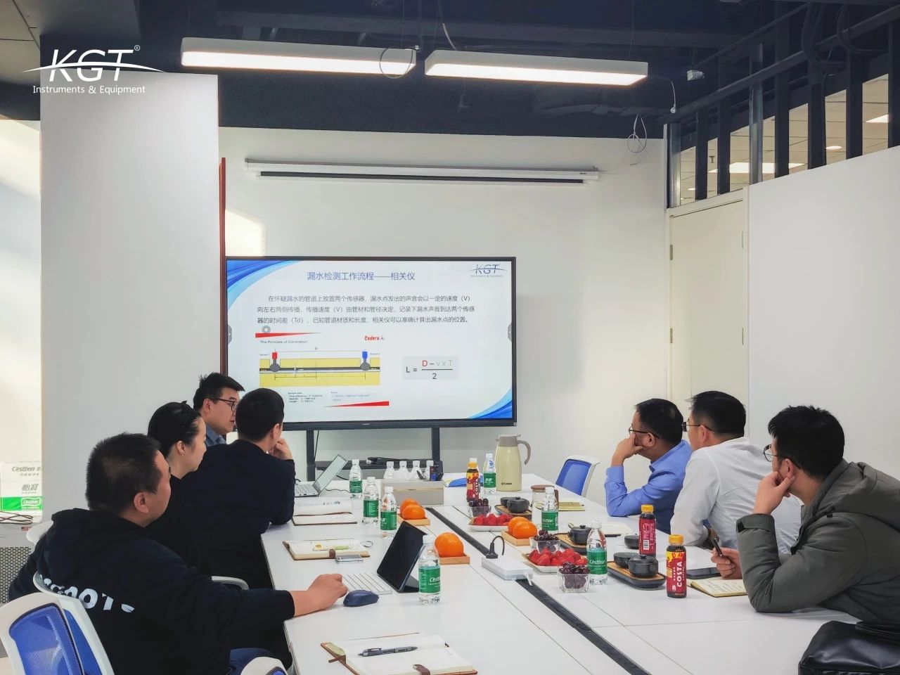 康高特與中鐵水務(wù)集團團隊交流