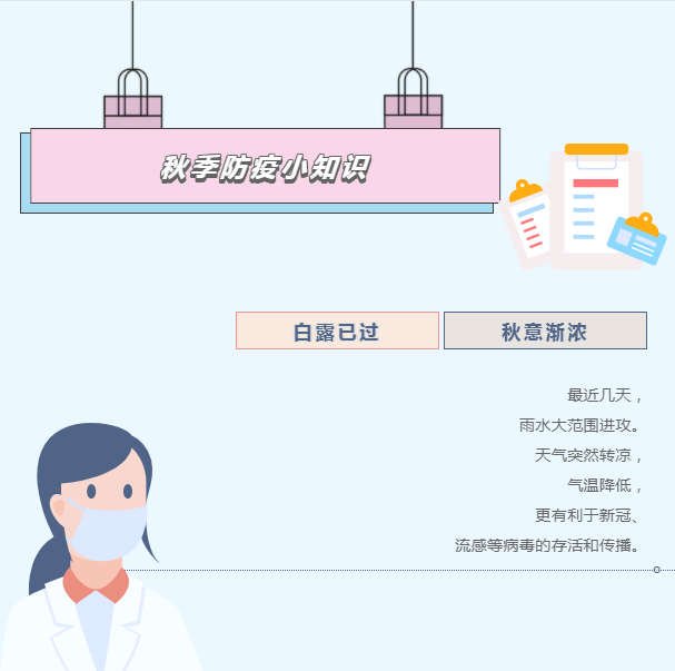 疫情科普 | 秋季防疫小知識(shí)